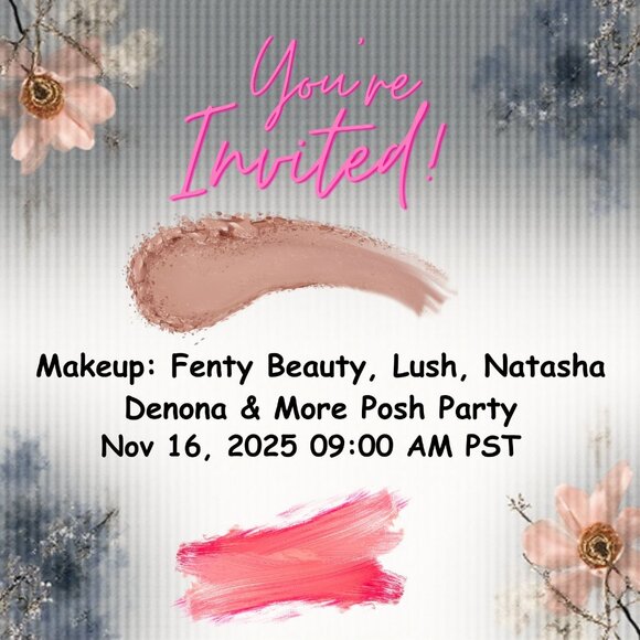 Makeup: Fenty Beauty, Lush, Natasha Denona & More Posh Party on Nov. 16, 2025 - Picture 1 of 1
